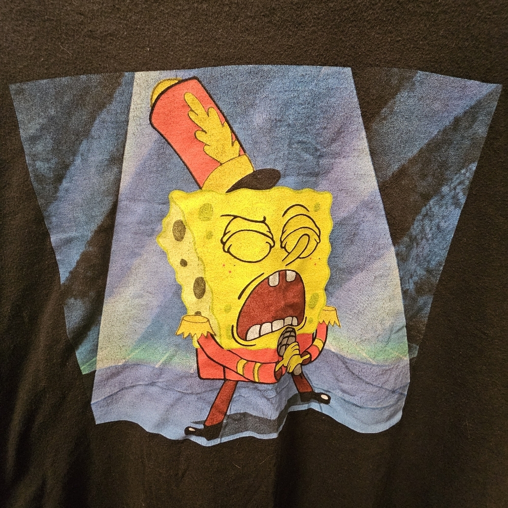 SpongeBob Shirt Black 2XL - Picture 2 of 4
